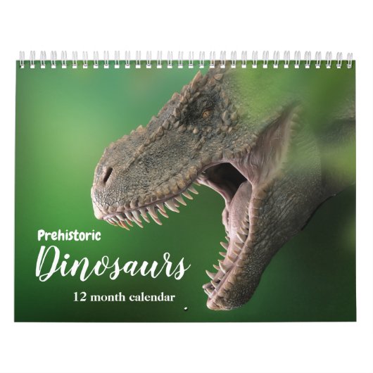 Calendrier Dinosaures préhistoriques 2026 (Protection)