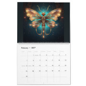 Calendrier d'insectes Steampunk 2027 (Feb 2027)