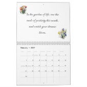 Calendrier d'inspiration et de motivation (Feb 2027)
