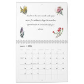 Calendrier d'inspiration et de motivation (Mar 2026)