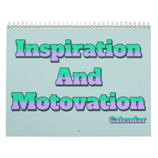 Calendrier d'inspiration et de motivation (Protection)
