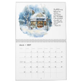 Calendrier d'inspirations scripturaires aquarelle (Mar 2027)