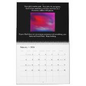 Calendrier d'Inspirtational de Dieu (Feb 2026)