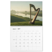 Calendrier d'instruments de musique – Photo élégan (Mar 2027)