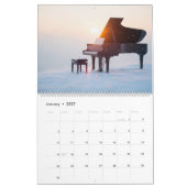 Calendrier d'instruments de musique – Photo élégan (Jan 2027)