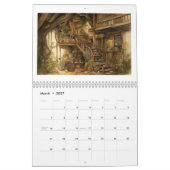 Calendrier d'intérieurs de cabanes dans les arbres (Mar 2027)