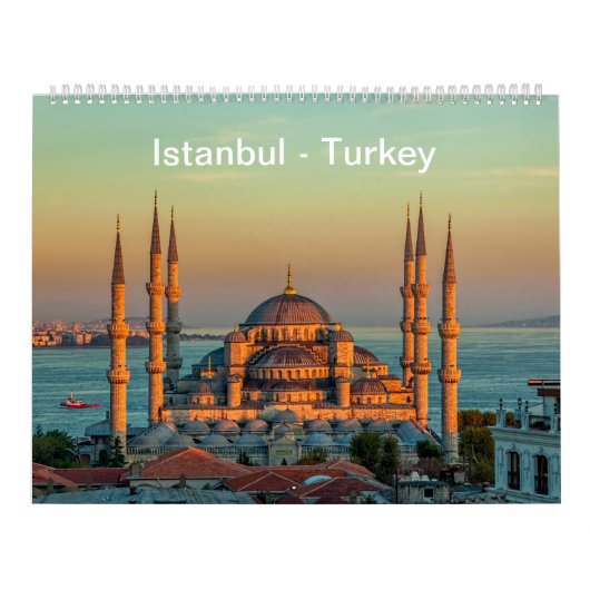 Calendrier d'Istanbul 2015 - conception de taille (Protection)