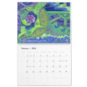 Calendrier Divine féminine, filles peintes imaginaire art sur (Feb 2026)