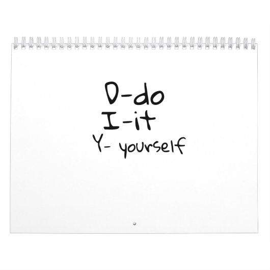 Calendrier do-it-yourself-le toi-même (Protection)