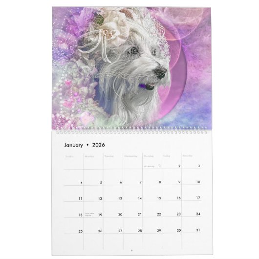 Calendrier DOG ART #2 Large & Small Breeds (Jan 2026)