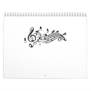 Calendrier Dog Lover Music Melody Maltese Dog On Music Note