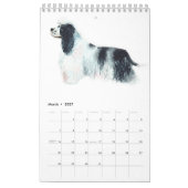 Calendrier DOGS 2023, page unique, blanc (Mar 2027)