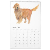 Calendrier DOGS 2023, Page unique, Calendrier blan (Jan 2027)