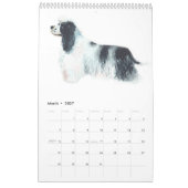Calendrier DOGS 2023, Page unique, Calendrier blan (Mar 2027)