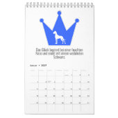 Calendrier Dogue Allemand Citations blanc (Jan 2027)
