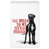 Calendrier Dogue Allemand Citations blanc (Protection)