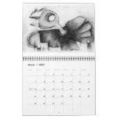 calendrier d'oiseau (Mar 2027)