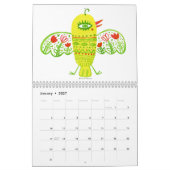 Calendrier d'oiseaux (Jan 2027)