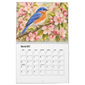 Calendrier d'oiseaux et d'oiseaux chanteurs (Mar 2027)