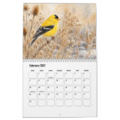 Calendrier d'oiseaux et d'oiseaux chanteurs (Feb 2027)