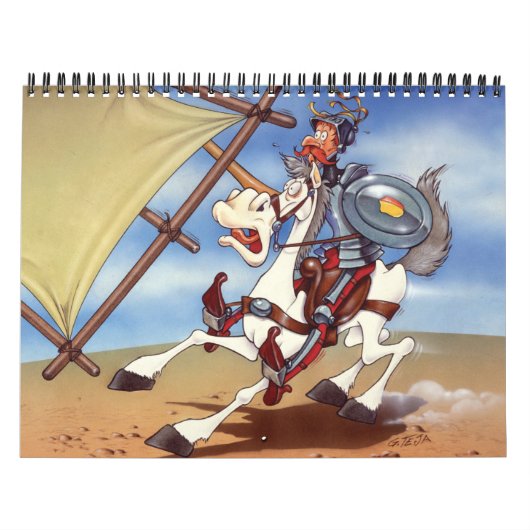 Calendrier DON QUIXOTE - Arrière - plans d'animation (Protection)