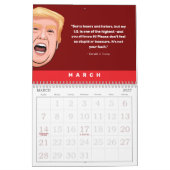 CALENDRIER DONALD TRUMP CITE 2025 (Mar 2027)