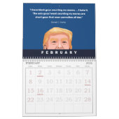 CALENDRIER DONALD TRUMP CITE 2025 (Feb 2026)
