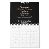 Calendrier Donald Trump et la carotte galloise (Jan 2026)