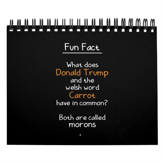 Calendrier Donald Trump et la carotte galloise (Protection)