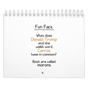 Calendrier Donald Trump et la carotte galloise
