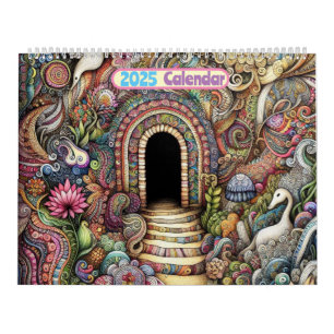 Calendrier Doodle Caves 2025 Calendrier Art
