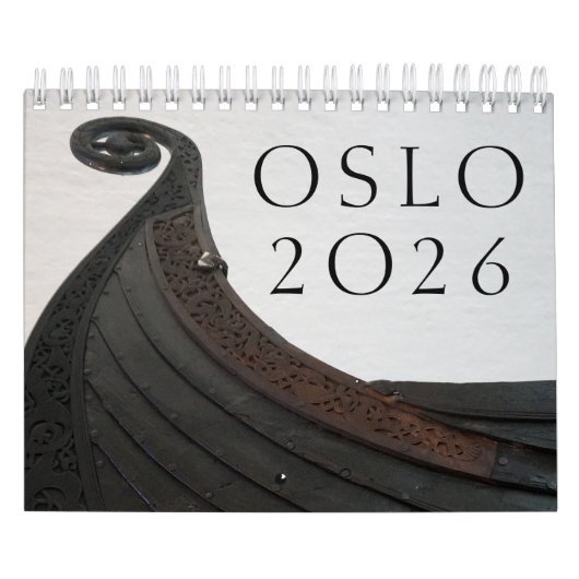 Calendrier d'Oslo, Norvège 2026 (Protection)