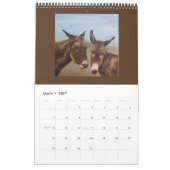 Calendrier double âne (Mar 2027)