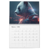 Calendrier Double Exposure Art 2026  Unique Surreal Photo (Feb 2026)