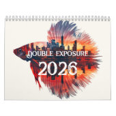 Calendrier Double Exposure Art 2026  Unique Surreal Photo (Protection)