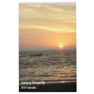 Calendrier Douze Mois au bord de la Mer
