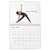 Calendrier Douze yoga représente un don sacré (Mar 2026)