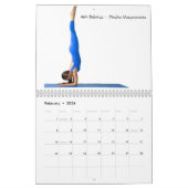 Calendrier Douze yoga représente un don sacré (Feb 2026)