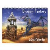 Calendrier Dragon Imaginaire Art Choisir une année (Protection)