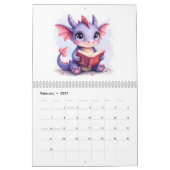 Calendrier Dragons Bébés Magiques Lire Whimsical Imaginaire A (Feb 2027)