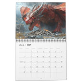Calendrier Dragons d'horreur maléfique (Mar 2027)
