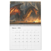 Calendrier Dragons d'horreur maléfique (Feb 2026)