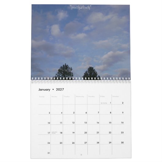 Calendrier dramatique 2009 de nature (Jan 2027)