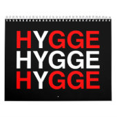 Calendrier Drapeau danois HYGGE (Protection)