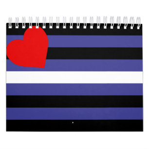 Calendrier Drapeau de fierté cuir