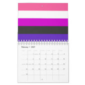 Calendrier Drapeau de fierté genderfluid (Feb 2027)