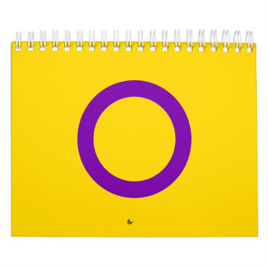 Calendrier Drapeau de fierté intersexe (Protection)