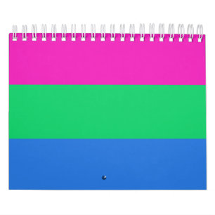 Calendrier Drapeau de fierté polysexuelle