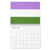 Calendrier Drapeau de fierté queer (Mar 2027)