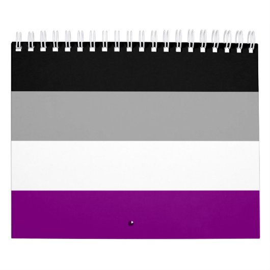 Calendrier Drapeau de la fierté asexuelle (Protection)